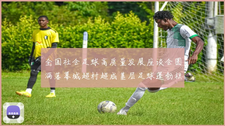 全国社会足球高质量发展座谈会圆满落幕城超村超成基层足球蓬勃核心动力